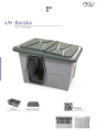 Будка для собак BARAKA (M, 93x73x60h)