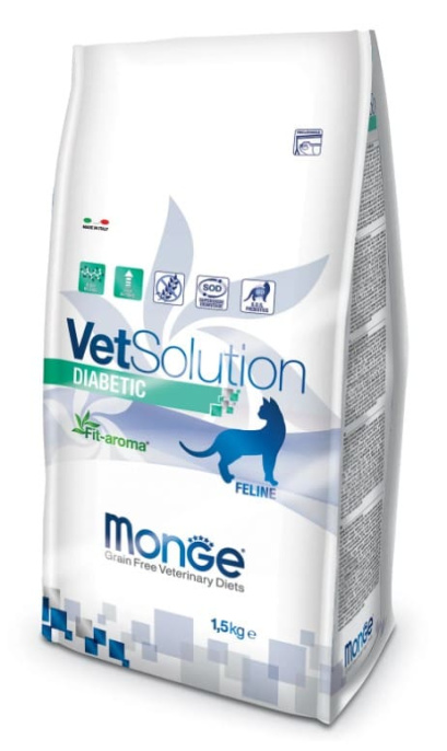 Сухой корм для кошек Monge VetSolution Diabetic Cat (400 гр.)