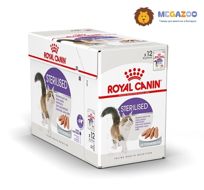 Паштет для кошек Royal Canin STERILIZED LOAF (12х85 гр.)