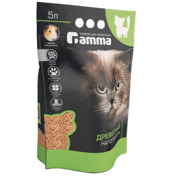 Наполнитель древесный Gamma (мелкие гранулы)