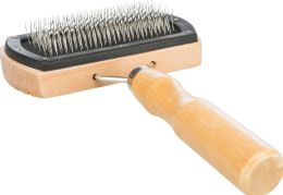 Мягкая щетка-пуходерка для собак TRIXIE