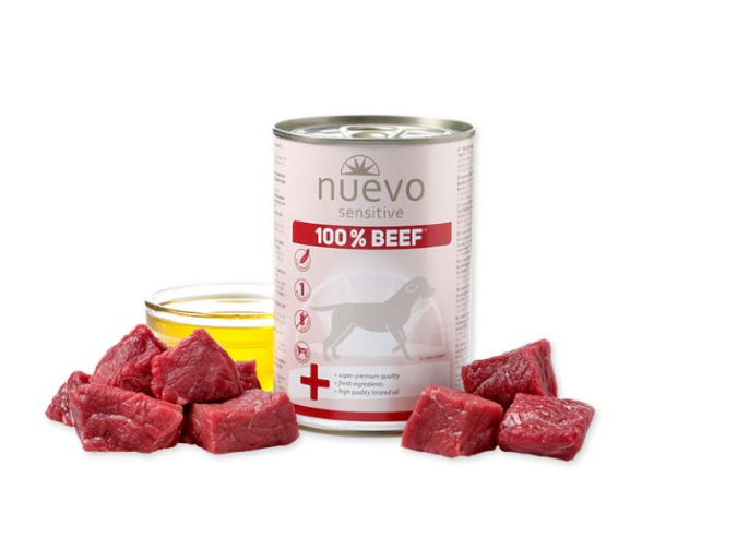 Консервы для собак NUEVO Sensitive (говядина) (400 гр.)