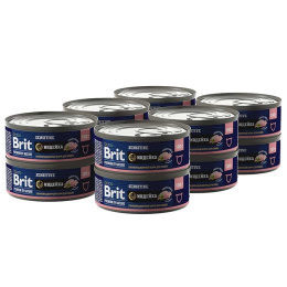 Консервы для кошек Brit Premium Cat (индейка)