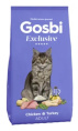 Сухой корм для кошек Gosbi Exclusive Adult Cat (курица, индейка) (6 кг)