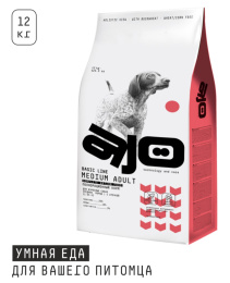 Сухой корм для собак средних AJO Basic Line Medium Adult Dog