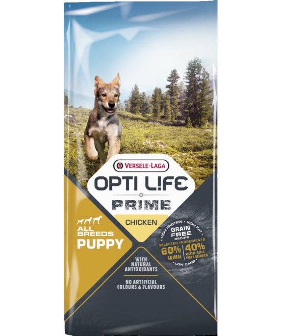 Сухой корм для щенков Opti Life PRIME Puppy (курица)