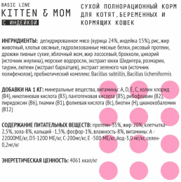 Сухой корм для кошек и котят AJO Basic Line Kitten&Mom