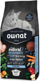 Сухой корм для кошек OWNAT Ultra Sterilized Cat (индейка)