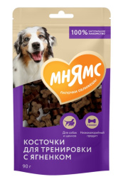 Лакомство для собак Тренировочные Мнямс На каждый день "Косточки" с ягненком