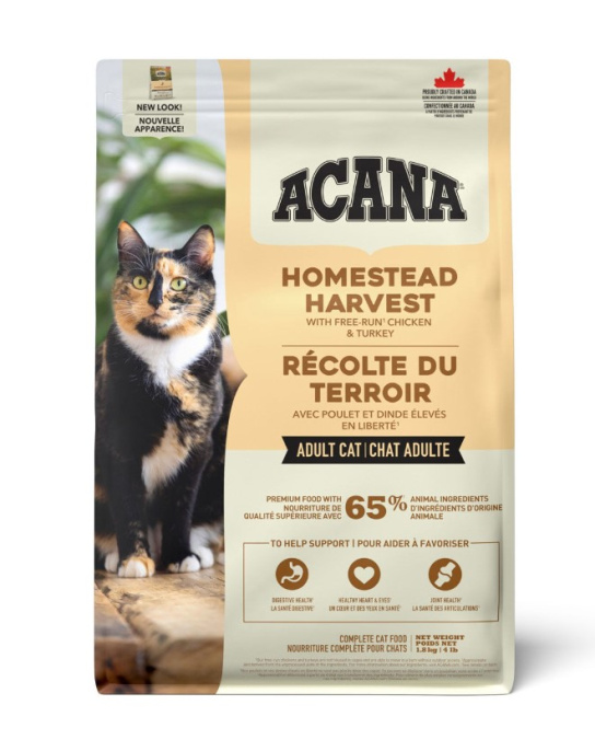 Сухой корм для кошек ACANA HOMESTEAD HARVEST Cat (Курица, индейка) (1,8 кг)