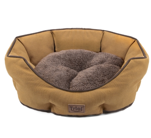 Лежанка овальная Осенняя классика Gamma (М 57х52х18 см)