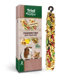 Лакомство для грызунов с фруктами Triol Original 