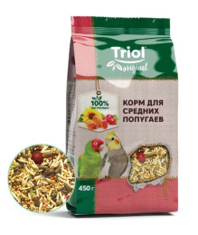 Корм для средних попугаев Triol Original