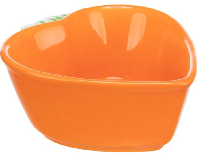 TRIXIE Миска для грызунов Морковь, 12 х 11 см