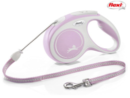 Поводок-рулетка Flexi NEW COMFORT (трос) нежно-розовый