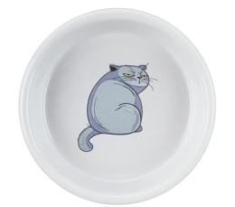 Миска керамическая для кошек TRIXIE неглубокая версия