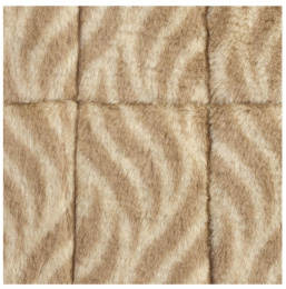 Лежанка MidWest Deluxe Wave Bed для собак и кошек меховая (песочная)