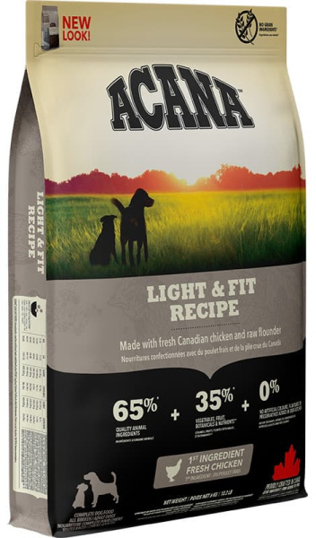 Сухой корм для собак ACANA LIGHT & FIT (2 кг)