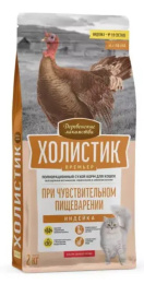 Сухой корм для кошек Деревенские лакомства Холистик Премьер Adult Cat (индейка)