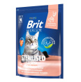 Сухой корм для кошек Brit Premium Cat Sterilised Salmon (лосось, курица) (400 гр)