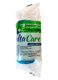 Бинт самофиксирующийся Valta Care Premium c горьким вкусом голубой