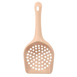 Совок для туалета с круглой ячейкой бежевый