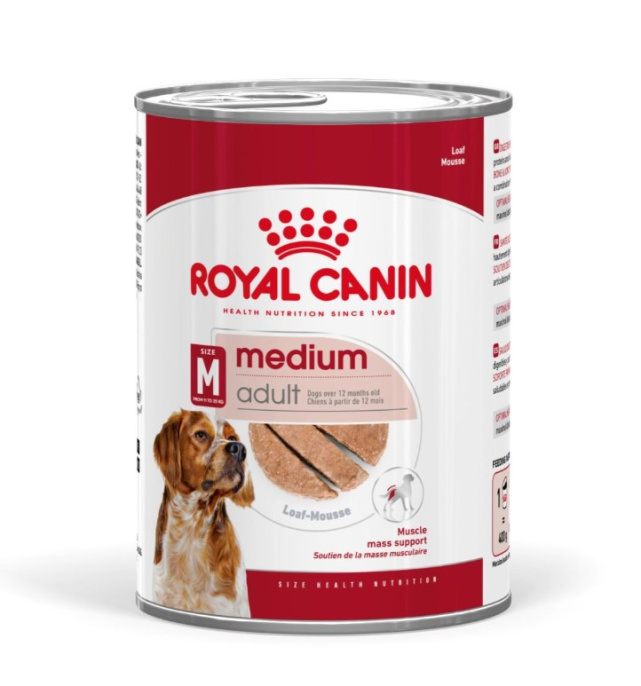 Влажный корм для собак Royal Canin Medium Adult (в паштете) (410 гр.)