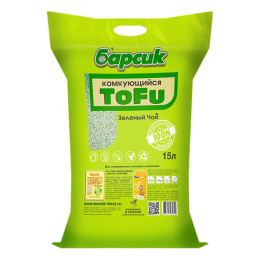 Соевый наполнитель "Барсик" TOFU Зелёный Чай