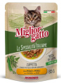 Влажный корм для кошек Miglior Gatto Суп Le Specialità Italiane Adult Cat (курица, горох) (85 гр)