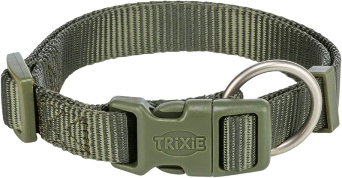 Ошейник для собак TRIXIE Premium Collar (оливковый) (XS-S, 22-35см/10мм)