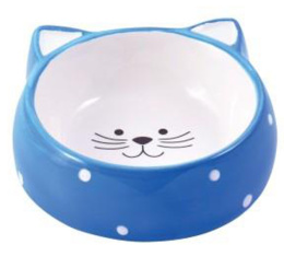 Миска для кошек Mr.Kranch керамическая Мордочка кошки 250 мл.