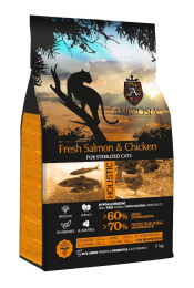 Сухой корм для кошек Ambrosia Grain Free Sterilized Cat (курица, лосось)