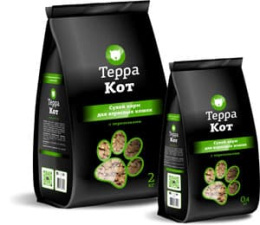 Сухой корм для кошек Терра Кот (перепелка) 10 кг