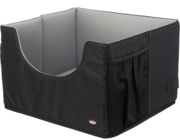 TRIXIE Автомобильная сумка-подстилка для собак 45x28x40 см, черный/серый