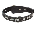 Ошейник кожаный c кольцом и украшением Gamma (58 х 2.5 см)