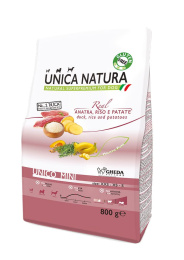 Сухой корм для собак Unica Natura Unico Mini (Утка, рис и картофель)