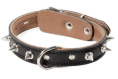 Ошейник кожаный для собак Gamma Шипы (25 х 500 мм)