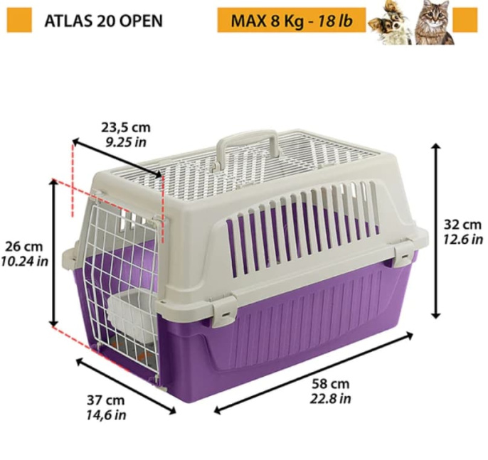 Ferplast Переноска ATLAS Open