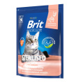 Сухой корм для кошек Brit Premium Cat Sterilised Salmon (лосось, курица) (2 кг)