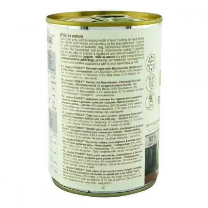 Консервы для собак Isegrim FOREST Reindeer (оленина, грибы)