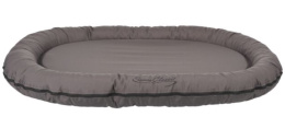 TRIXIE Лежак с бортиком для собак Samoa Classic (серый)