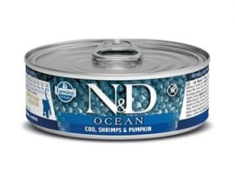 Консервы для котят Farmina N&D Cat Ocean Cod, Shrimp & Pumpkin Kitten