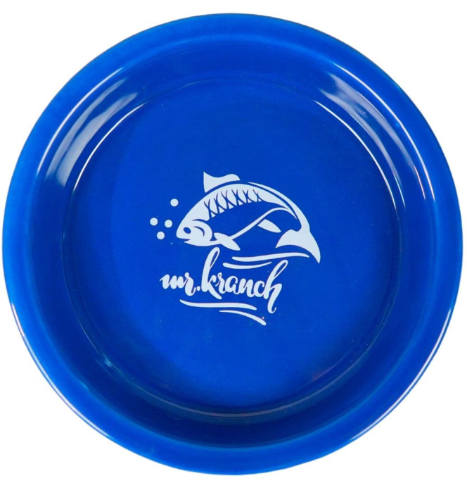 Миска для кошек Mr.Kranch керамическая Форель синяя (200 мл.)