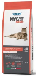 Сухой корм для кошек Vincent MyCAT Adult (говядина, курица, рыба)