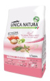 Сухой корм для кошек Unica Natura Unico Indoor (Лосось, рис, яблоко) (350 гр)