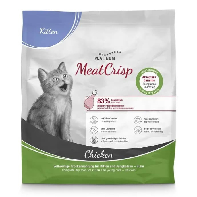Сухой корм для котят Platinum MeatCrisp Kitten (курица)