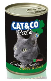 Паштет для кошек Adragna Cat&Co (кролик, утка)