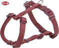Шлея для собак TRIXIE Premium H-harness (сангрия) (XXS-XS 20-32 см/10 мм)