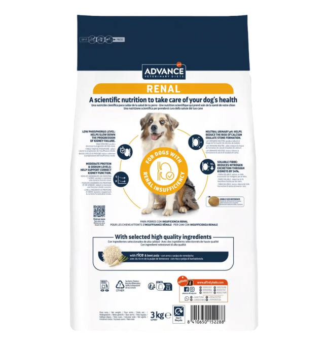 Сухой корм для собак Advance Veterinary Diets Renal (3 кг)