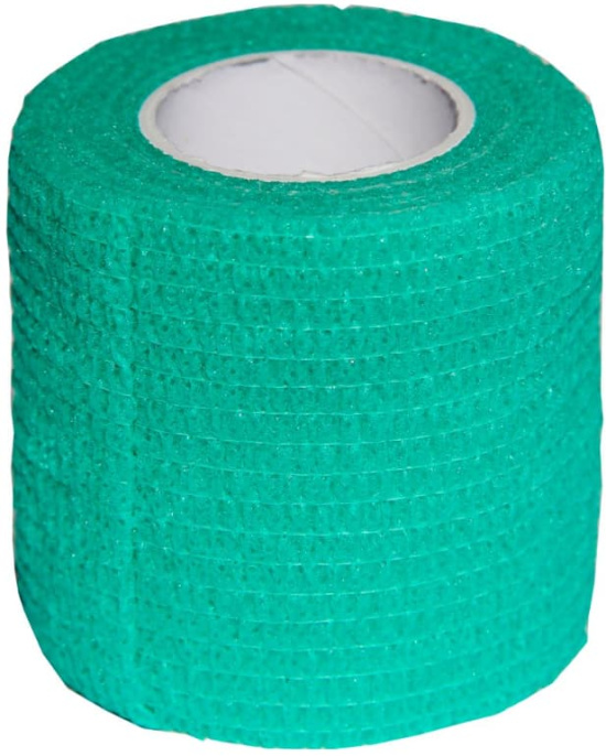 Бинт самофиксирующийся c горьким вкусом Valta Care Premium 5х450 см, зеленый